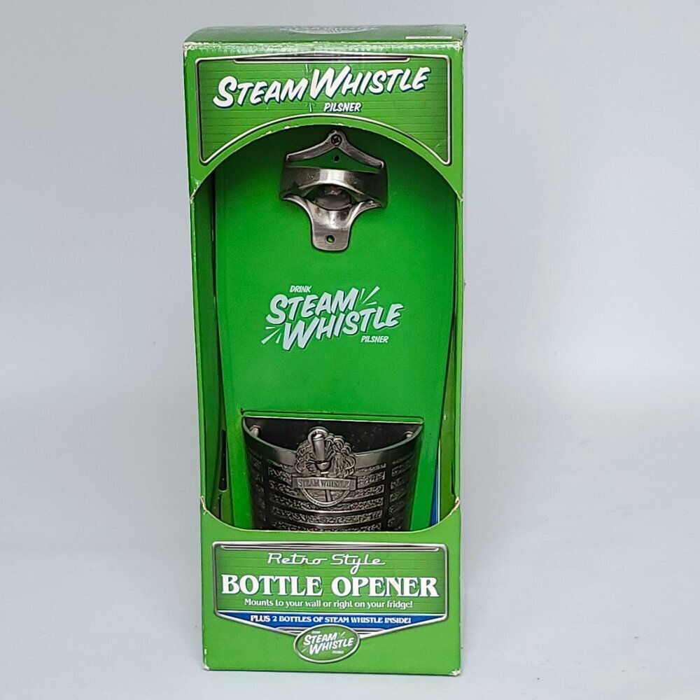 Steam Whistle Wall Mounted Bottle Cap Catcher Original Gift Box Retail Box